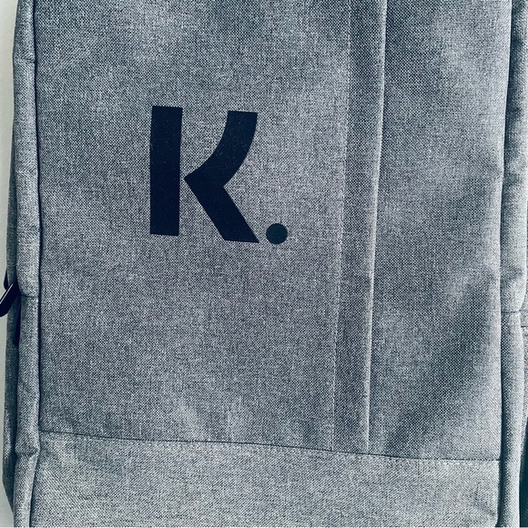 Klarna Kapston Unisex Heather Gray Laptop Bookbag Backpack - Picture 2 of 8